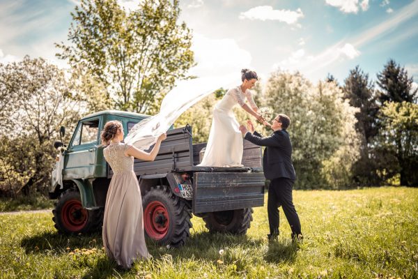 Unimog Hochzeit